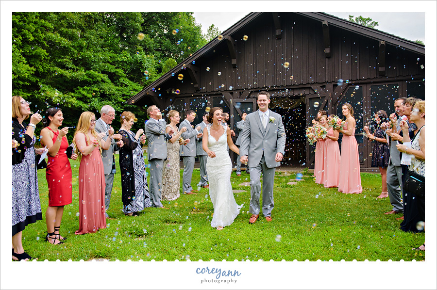 Wedding Ceremony at Happy Days Lodge