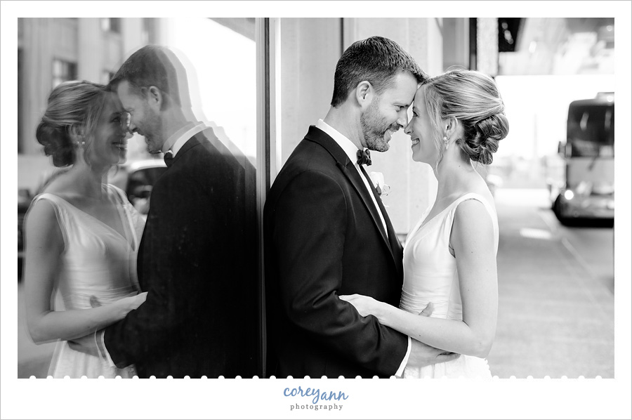 Wedding Couple in Downtown Cleveland