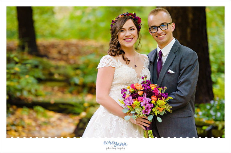 Fall Wedding at Holden Arboretum