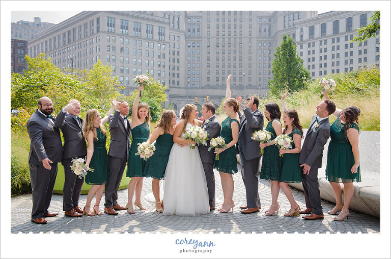 Wedding Bridal Party in Cleveland