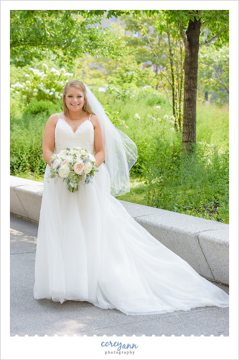 Bride in Allure Gown in Cleveland