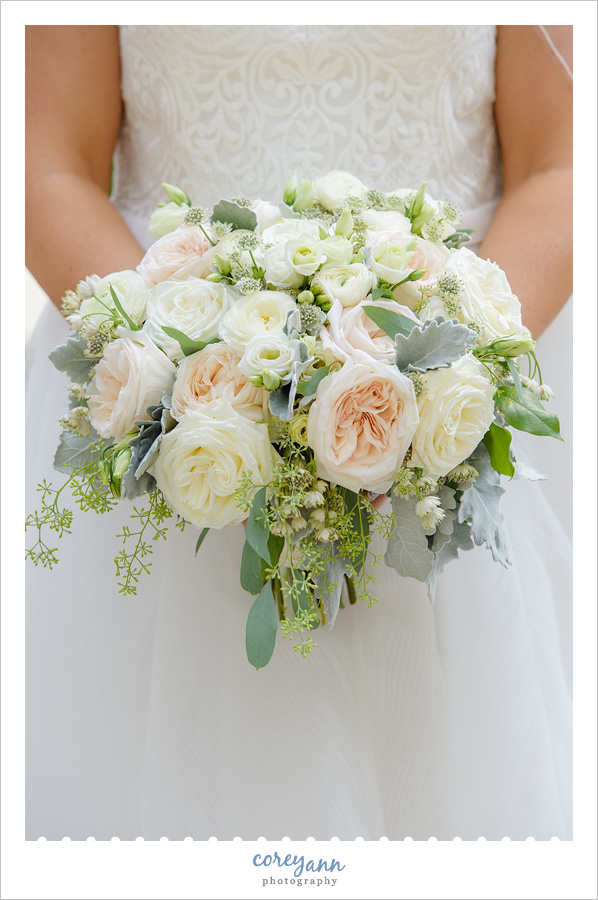 Bridal bouquet by The Budding Tree in Cleveland