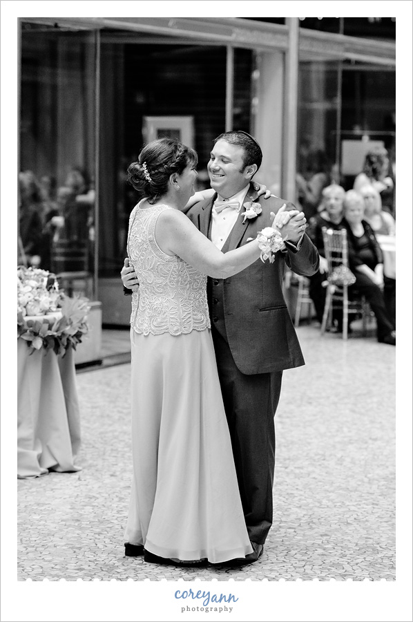 Wedding reception at The Arcade in Cleveland