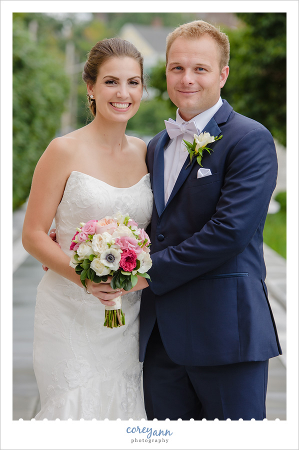 Wedding portrait at Cleveland Museum of Art
