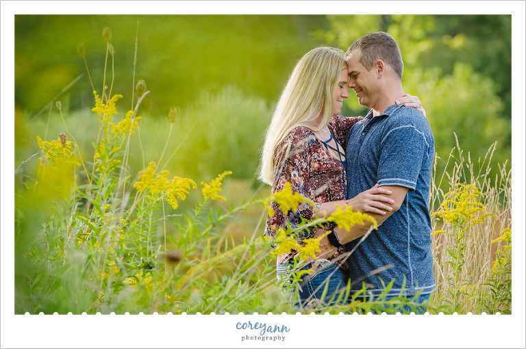 fall engagement session in Ohio