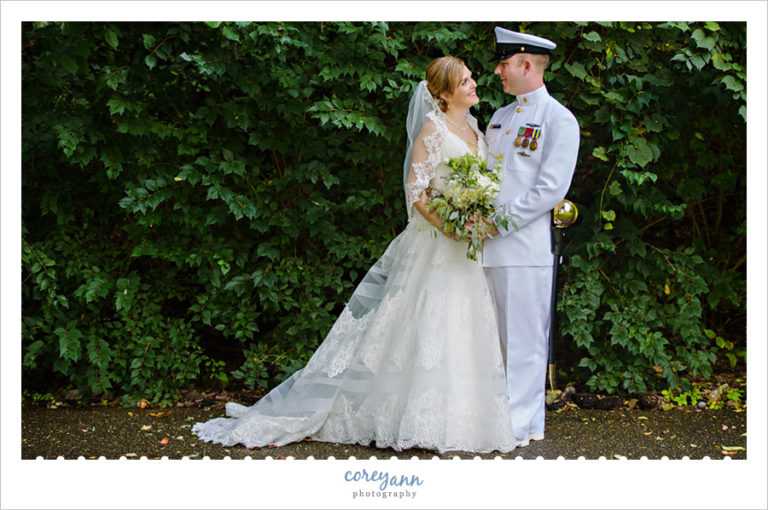 Wedding photograph at Canton Garden Center