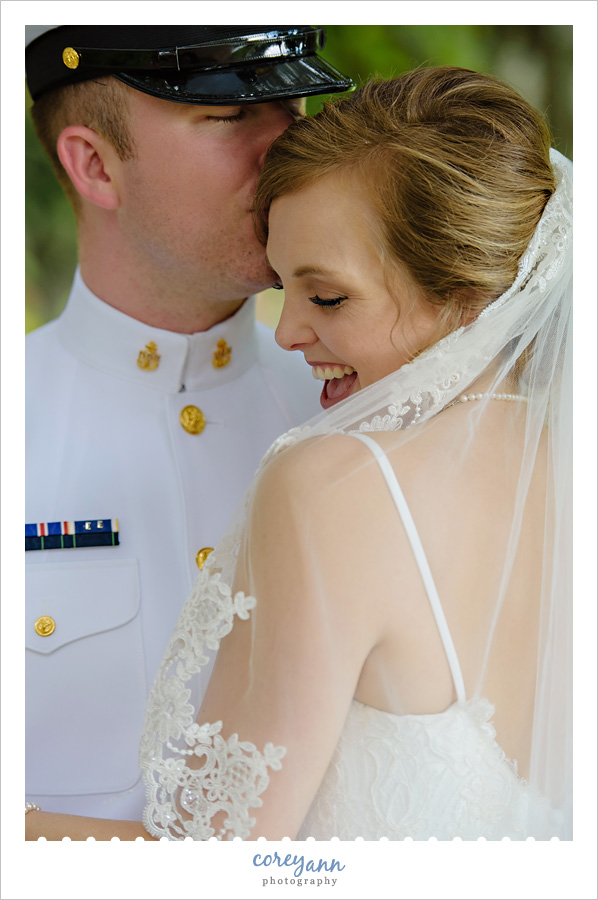 Rainy Wedding Day Portraits in Canton Ohio