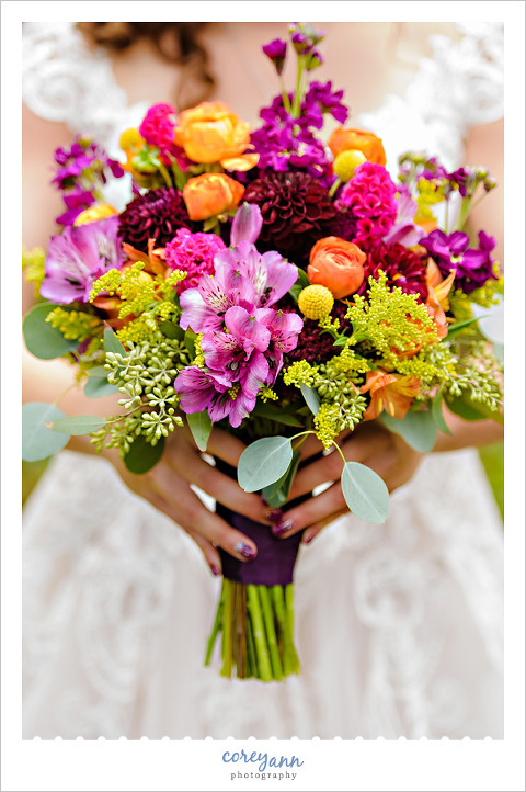 Colorful Wedding Bridal Bouquet