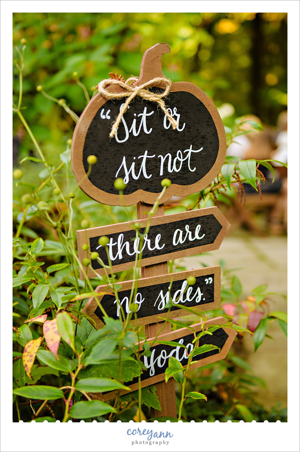 Custom Wedding Sign by Berry Nice Writing