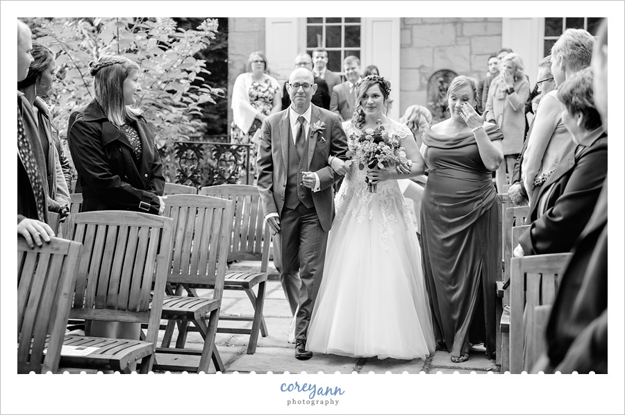 Wedding Ceremony at Lantern Court at Holden Arboretum