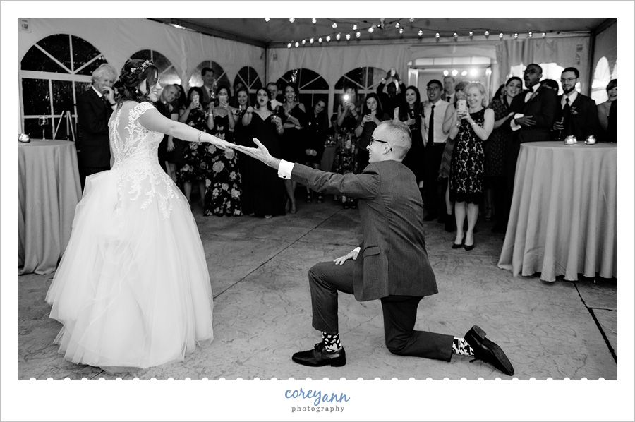 Wedding Reception at Lantern Court at Holden Arboretum