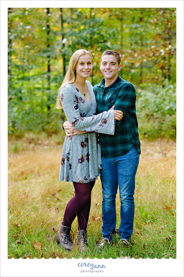 CVNP engagement session in october