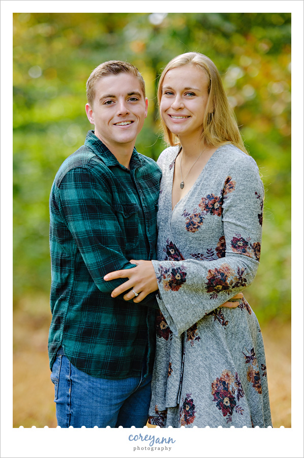 CVNP engagement session in october