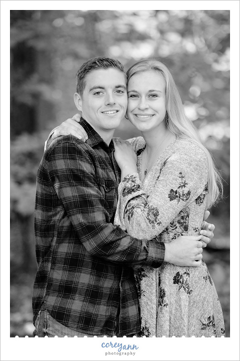 CVNP engagement session in october