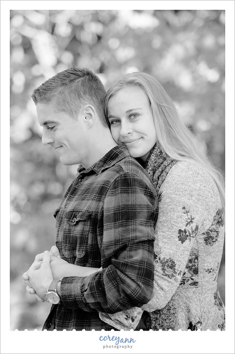 CVNP engagement session in october