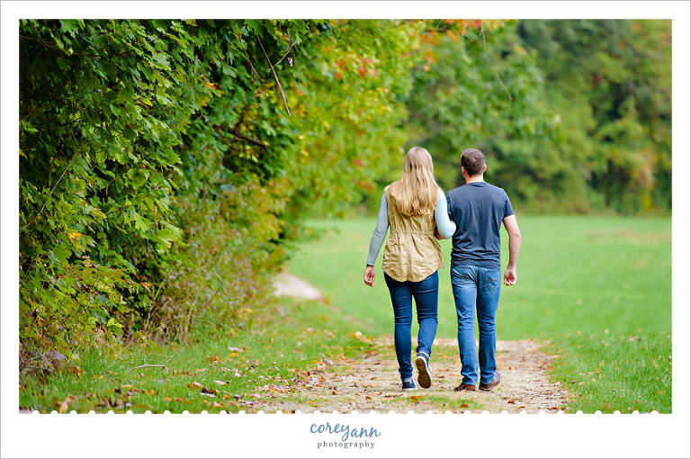 CVNP engagement session in october