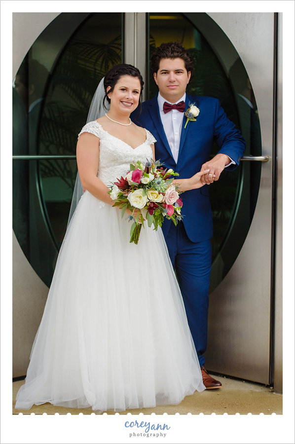 Wedding Portrait in Akron Ohio in October