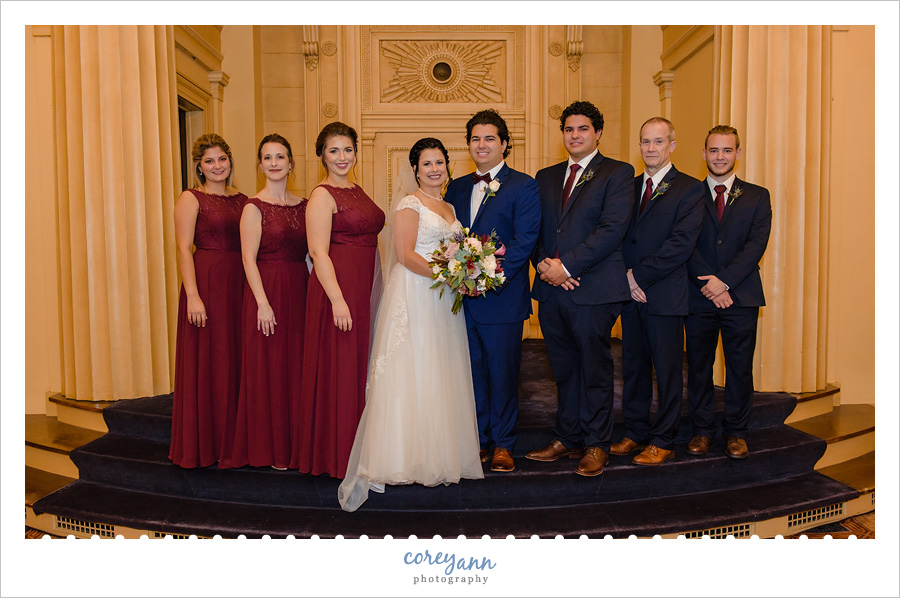 Wedding Bridal Party in Akron Ohio