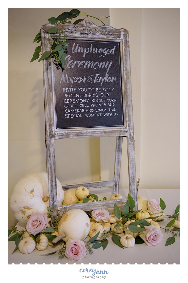 Unplugged Wedding Ceremony at Greystone Hall