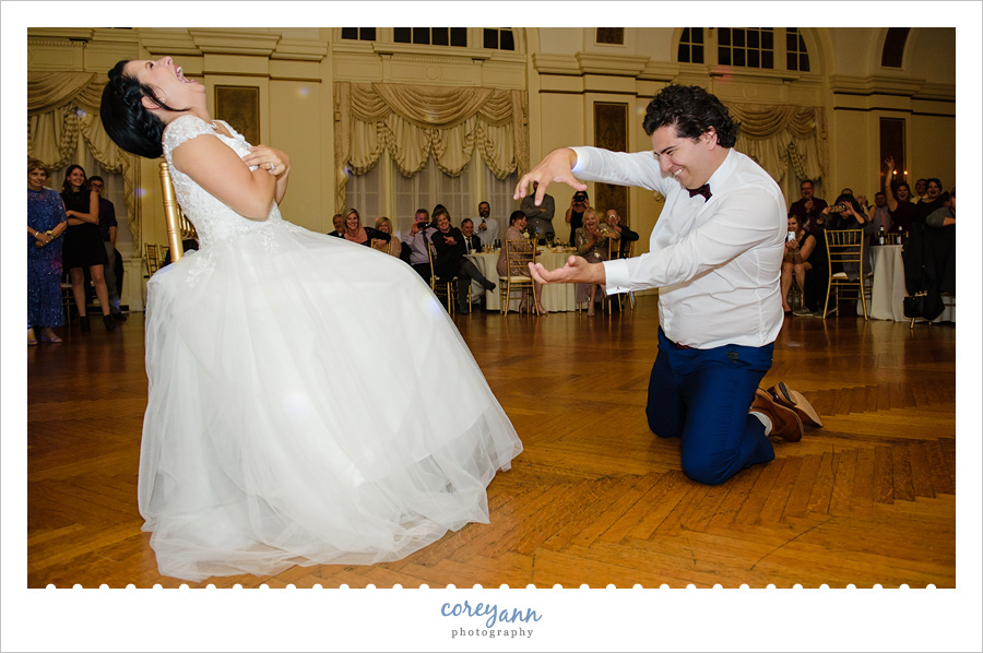 Wedding Reception at Greystone Hall in Akron