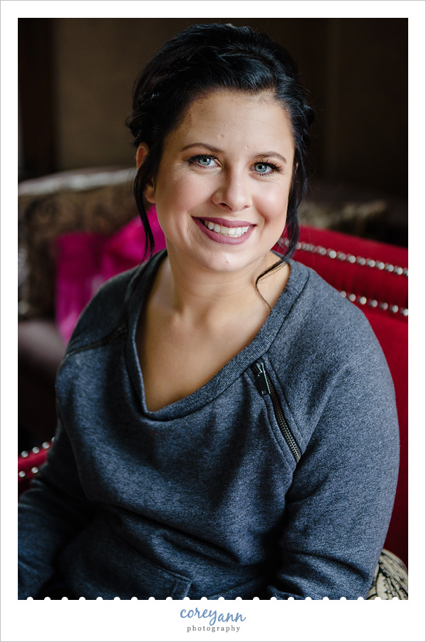 Bride Getting Ready for Wedding in Akron
