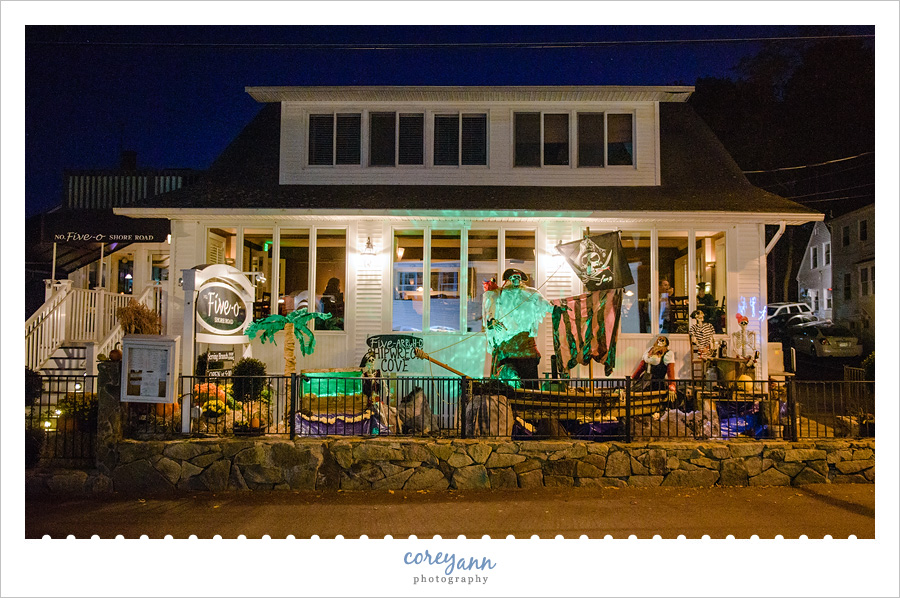 Five-O Shore Road in Ogunquit during October