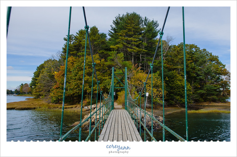 Wiggly Bridge in York, Maine