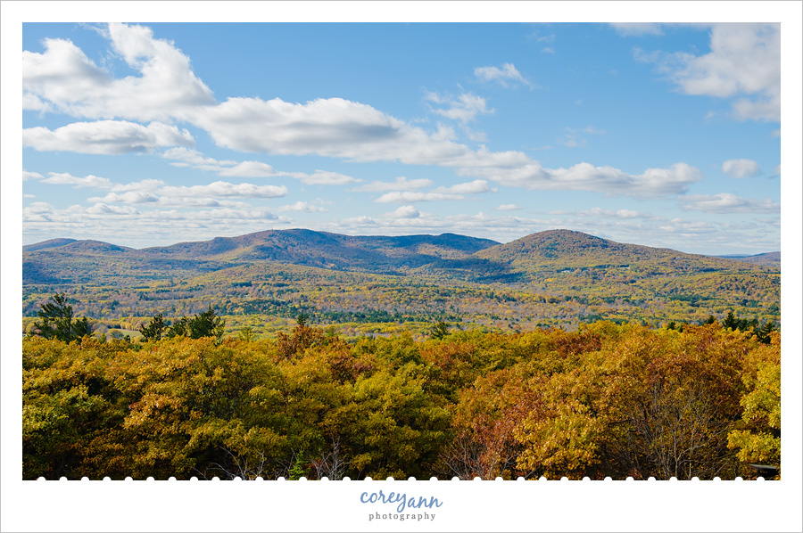 Mt Battie in Camden Maine in the Fall