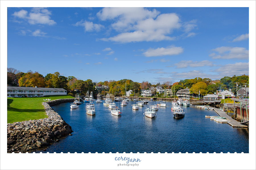 Perkins Cove Drawbridge in Ogunquit Maine