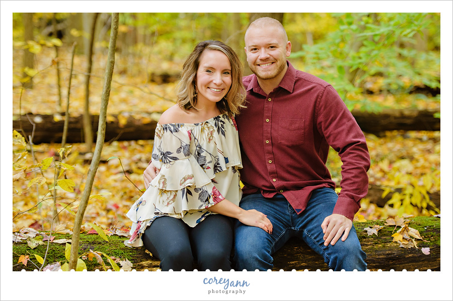 Autumn Cuyahoga Valley National Park Engagement Session with Amanda and Matt