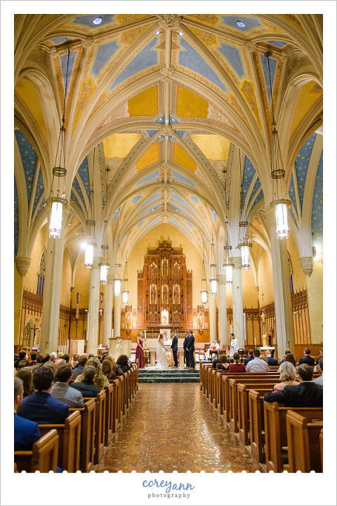Wedding Ceremony at St John the Evangelist in Cleveland