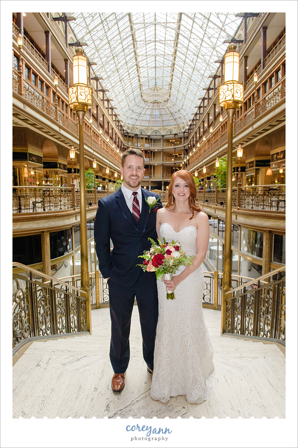 Wedding at Hyatt Regency Cleveland at The Arcade