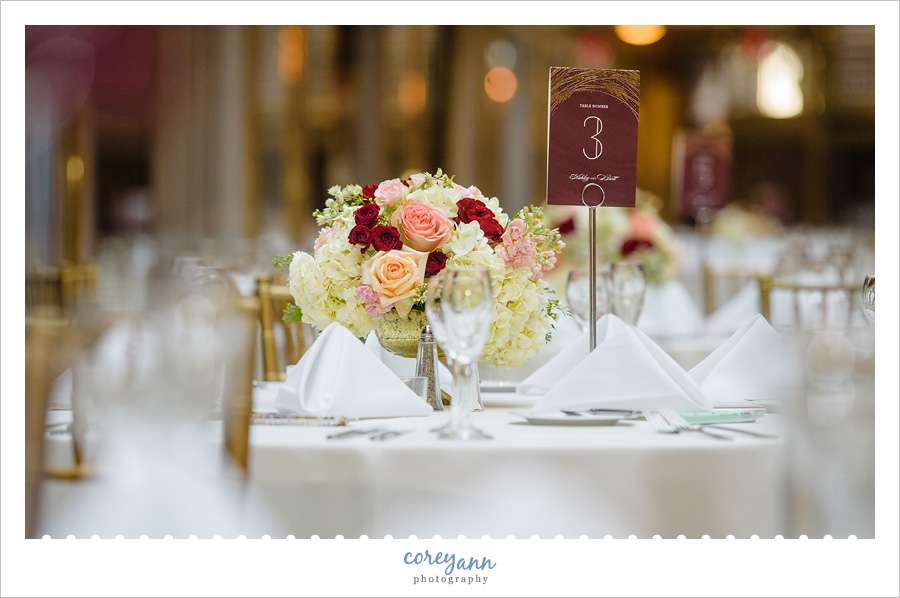 Art Deco Wedding Reception at Hyatt Arcade Cleveland