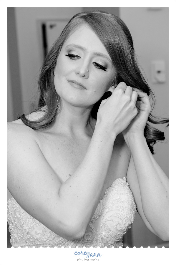 Getting Ready for Wedding at Hyatt Arcade