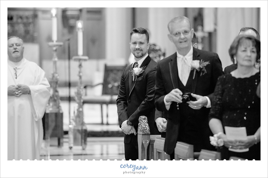 Wedding Ceremony at St John the Evangelist in Cleveland