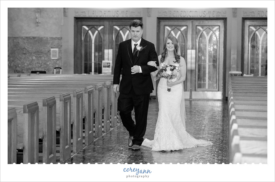 Wedding Ceremony at St John the Evangelist in Cleveland