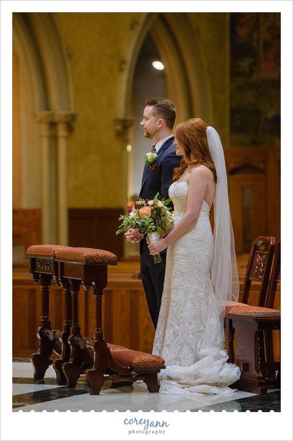 Wedding Ceremony at St John the Evangelist in Cleveland