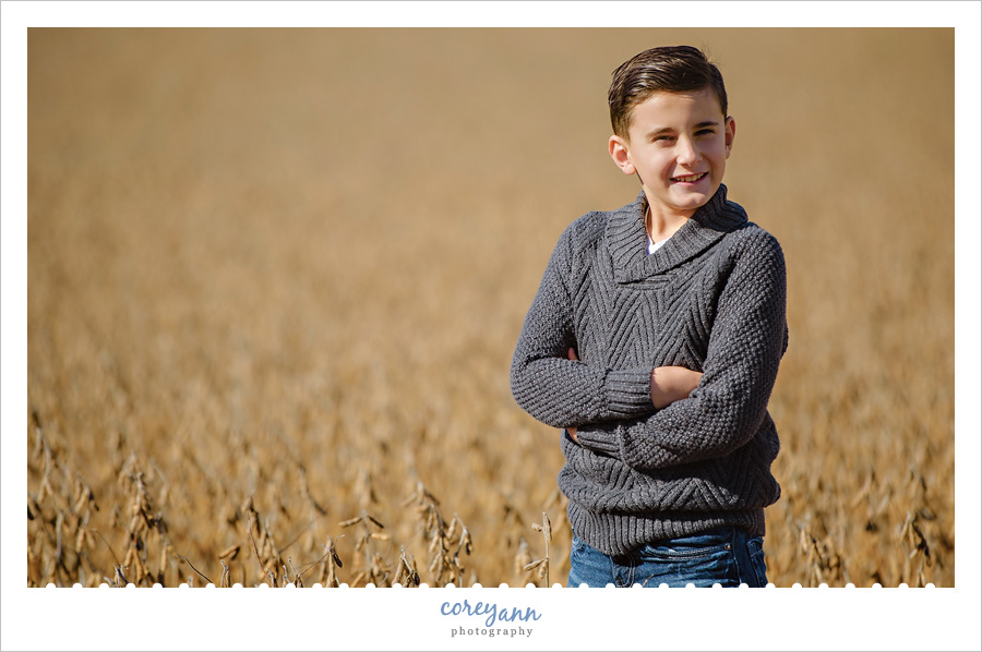 Fall Family mini session in Green Ohio