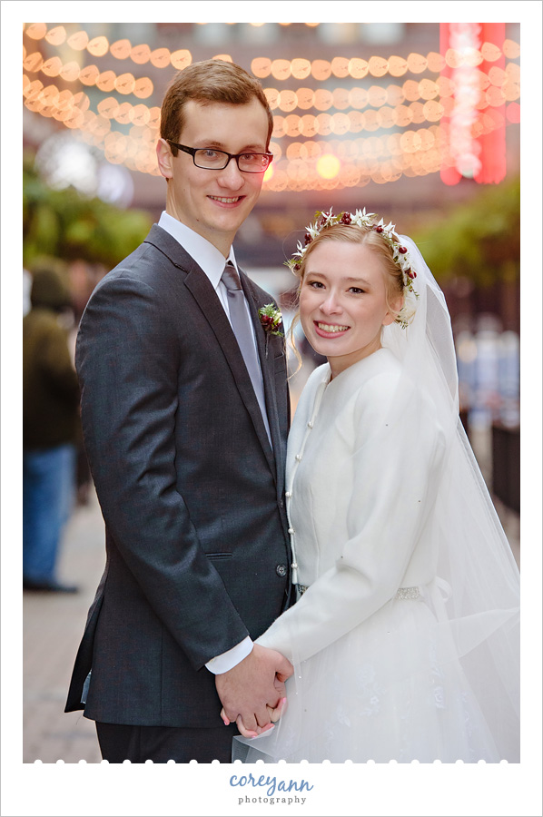 Downtown Cleveland Wedding Photo on East 4th