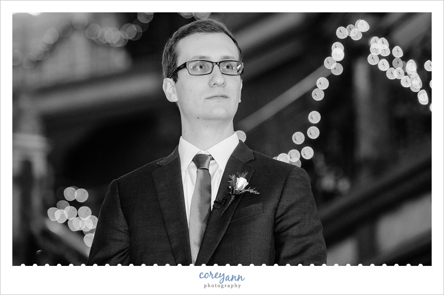 Wedding Ceremony at Hyatt Arcade in Cleveland