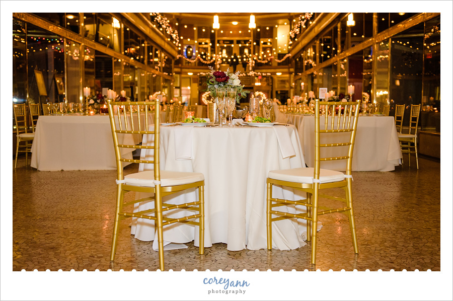 Christmas Wedding Reception at Hyatt Arcade