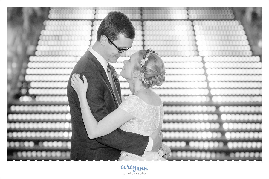 Christmas Wedding Reception at Hyatt Arcade