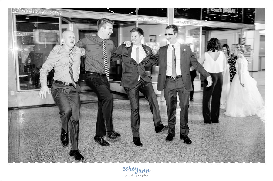 Christmas Wedding Reception at Hyatt Arcade