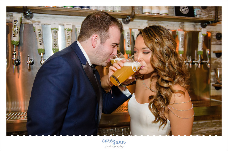 Wedding at Masthead Brewing Company in Cleveland