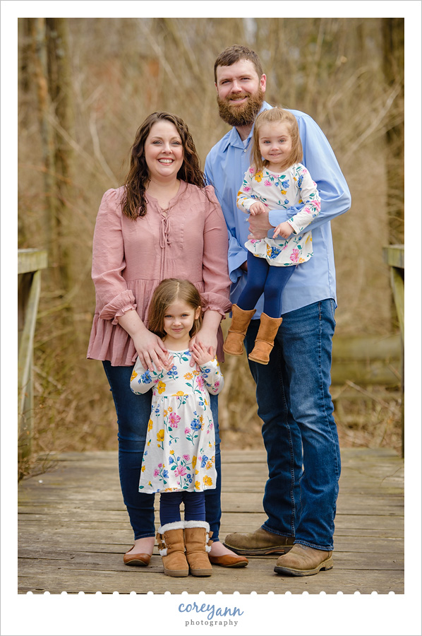 Green Family Portrait Session at Boettler Park