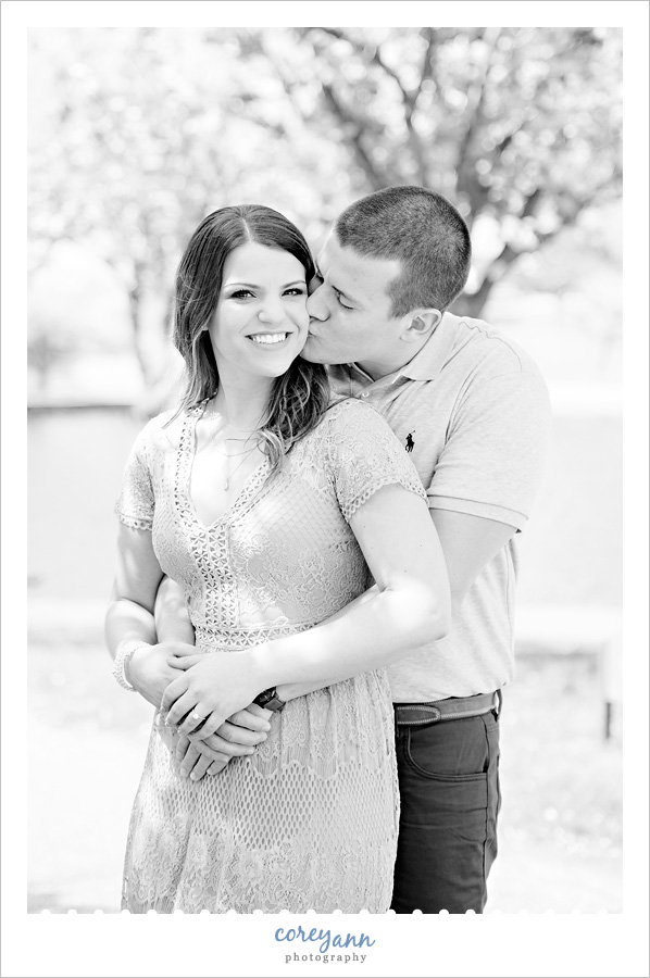 Cleveland spring engagement session