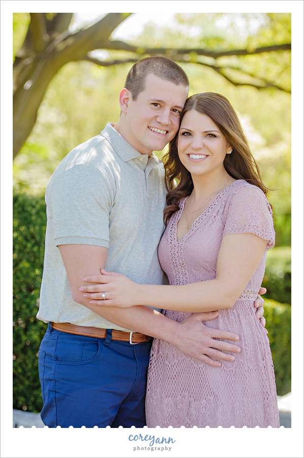 Cleveland spring engagement session