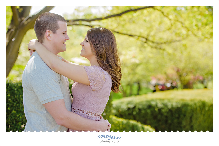 Cleveland spring engagement session