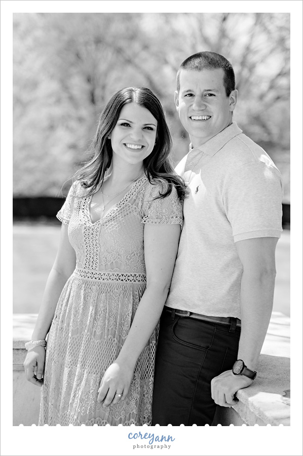 Cleveland spring engagement session