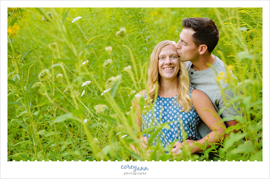 Everett Road Covered Bridge Engagement Session
